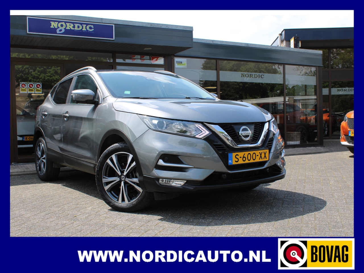 Nissan Qashqai - 1.2 EXCLUSIVE / PANORAMADAK / 360 CAMERA / CRUISE / ECC / NAVIGATIE! - AutoWereld.nl