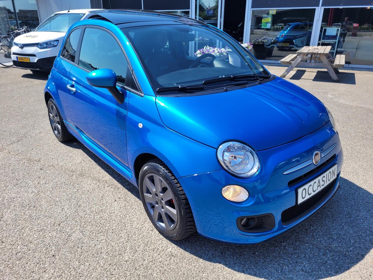 Fiat 500 - 0.9 TwinAir Turbo 500S 105PK / BLUE&ME / Panoramadak / Virtual Cokpit / Blue Style - AutoWereld.nl