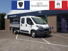 Peugeot Boxer - CHASSISDUBBELCABINE 3500KG 2.2HDI-130PK Dubbele cabine 7Persoons | open laadbak | AIRCO |