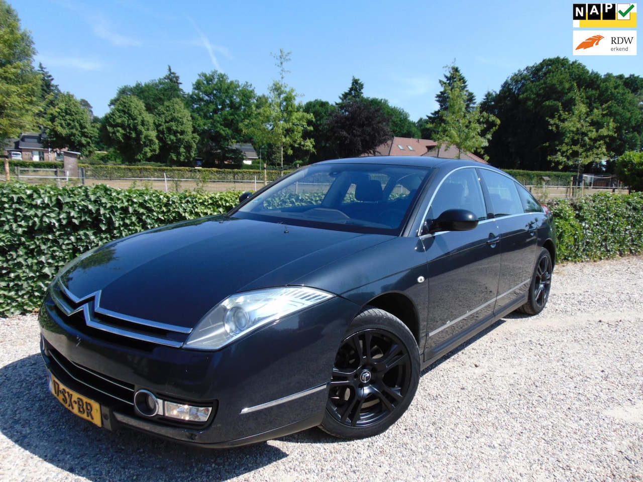 Citroën C6 - 2.7 HdiF V6 Exclusive 2.7 HdiF V6 Exclusive , Clima / Cruise / Head Up / Leder / Navi / Isofix / Xenon / 18 Inch - AutoWereld.nl