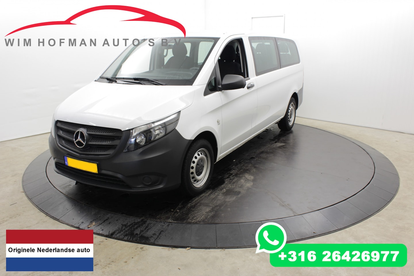 Mercedes-Benz Vito Tourer - 109 BlueTEC Extra Lang 9 Pers Trekh Airco BPM-Vrij - AutoWereld.nl