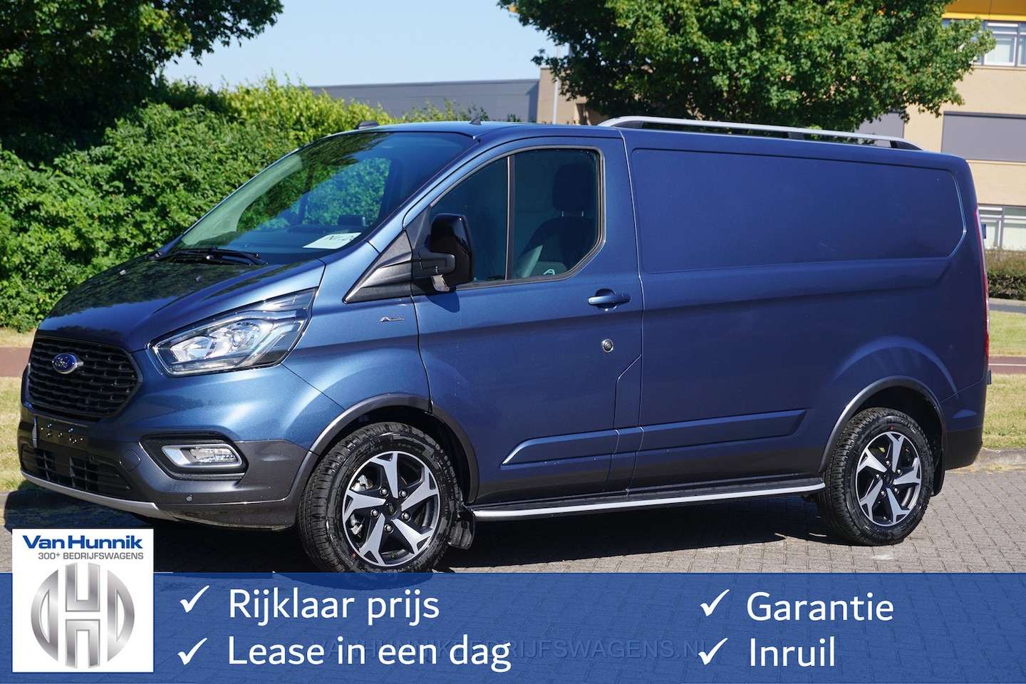 Ford Transit Custom - 300S Active 130PK Airco,  Cruise, Apple CP/ Android Auto, Camera, 17" LM Velg!! NR. 270 - AutoWereld.nl