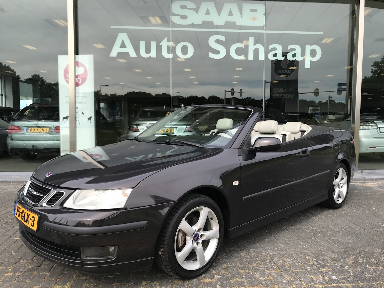 Saab 9-3 Cabrio - 1.8t Vector | Rijklaar incl garantie | Park assist Regensensor Mistlampen voor - AutoWereld.nl