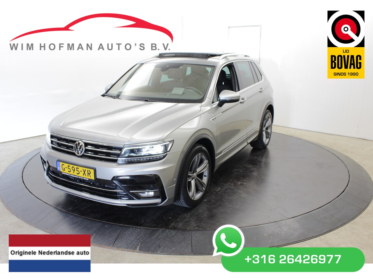 Volkswagen Tiguan - 1.5 TSI ACT Highline Business R Virtual 360cam Pano parkassist - AutoWereld.nl