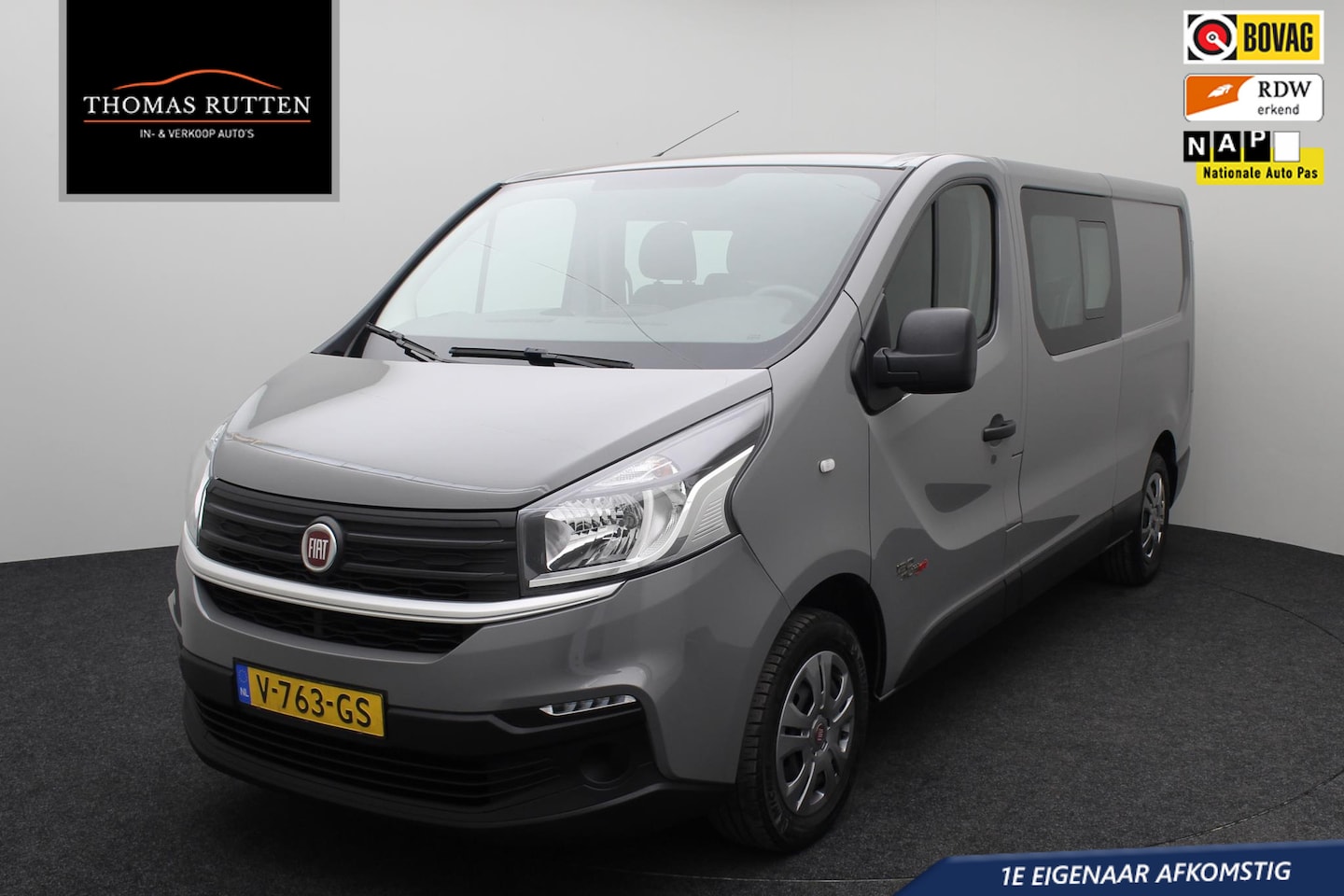 Renault Trafic - (Fiat Talento) 1.6 MJ L2H1 DC Basis Dubbel cabine 2017 | 1e Eigenaar | Airco | Navigatie | - AutoWereld.nl