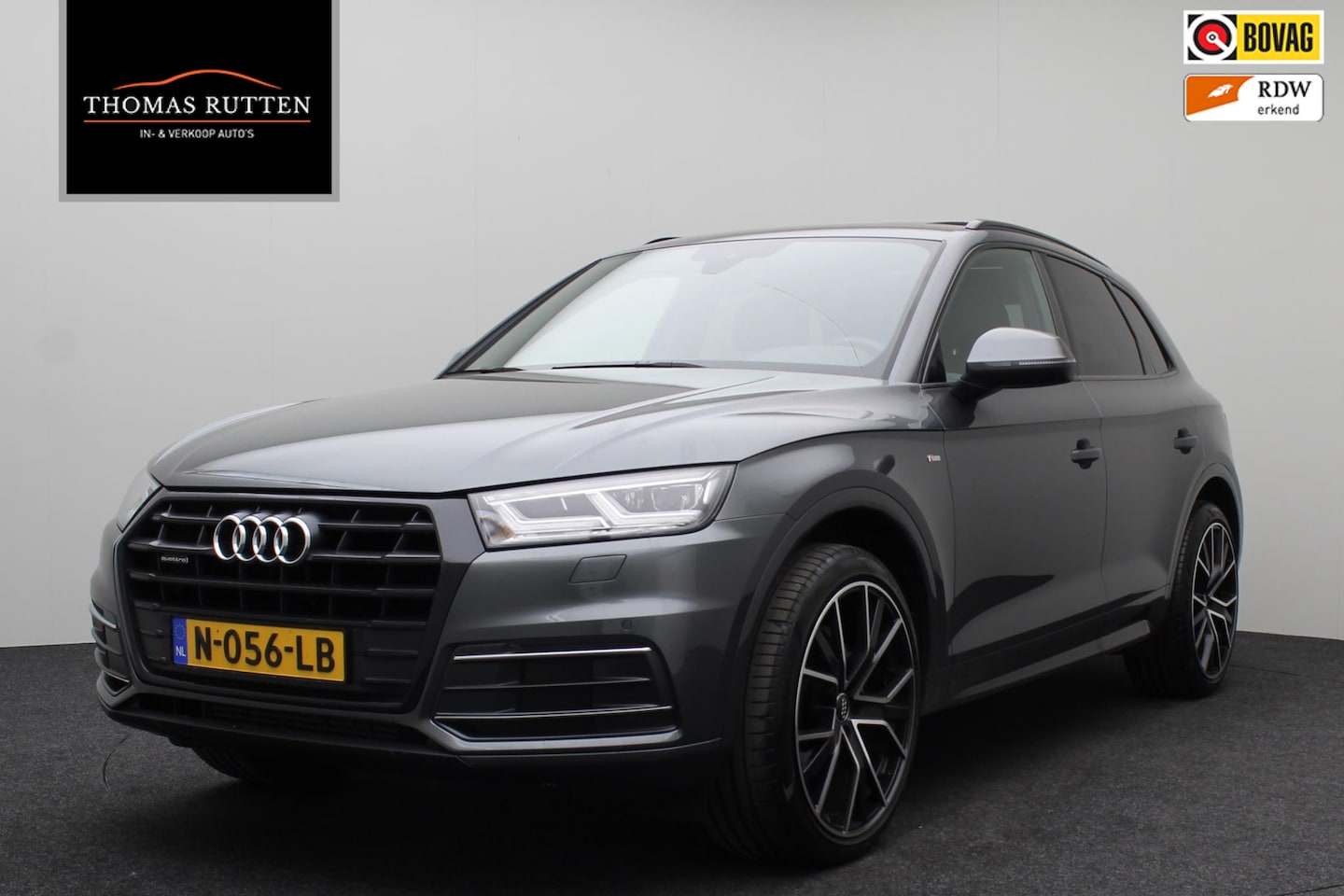 Audi Q5 - 2.0 TFSI quattro Sport S Line Black Edition Airco | Panoramadak | Navigatie | Stoelverwarm - AutoWereld.nl