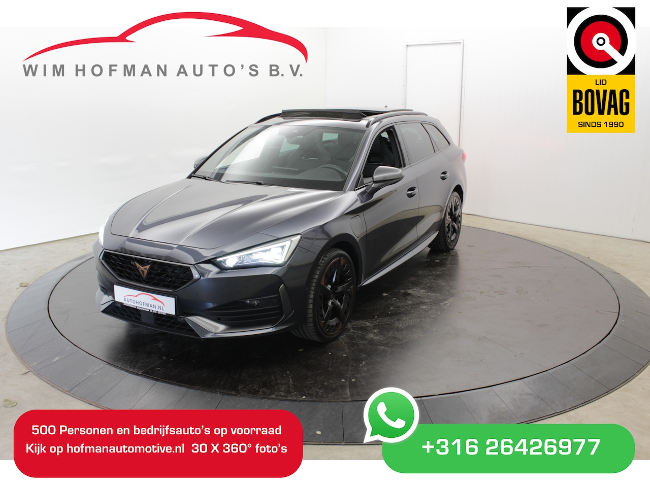 CUPRA Leon Sportstourer - 1.4 Hybrid 245PK Panodak Vol leer Camera 19" - AutoWereld.nl