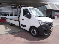 Renault Master - T35 2.3 dCi 145PK L3 Pick-up HIAB Kraan T-CLX18 Nr. V024 | Airco | Cruise | Navi | Trekhaa