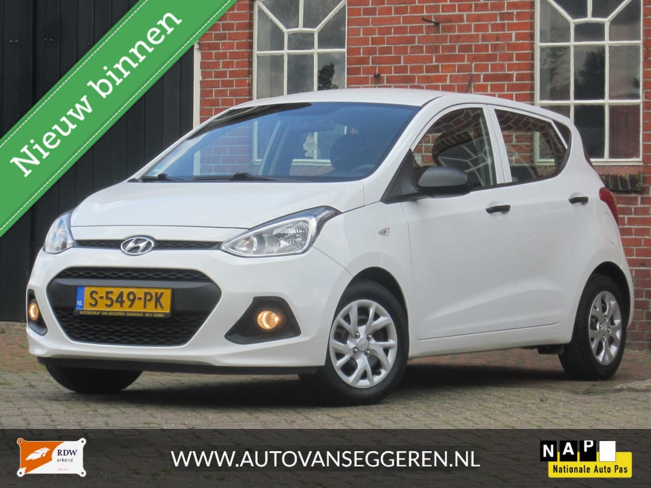 Hyundai i10 - 1.0i i-Motion 5drs/airco/1eign./garantie - AutoWereld.nl