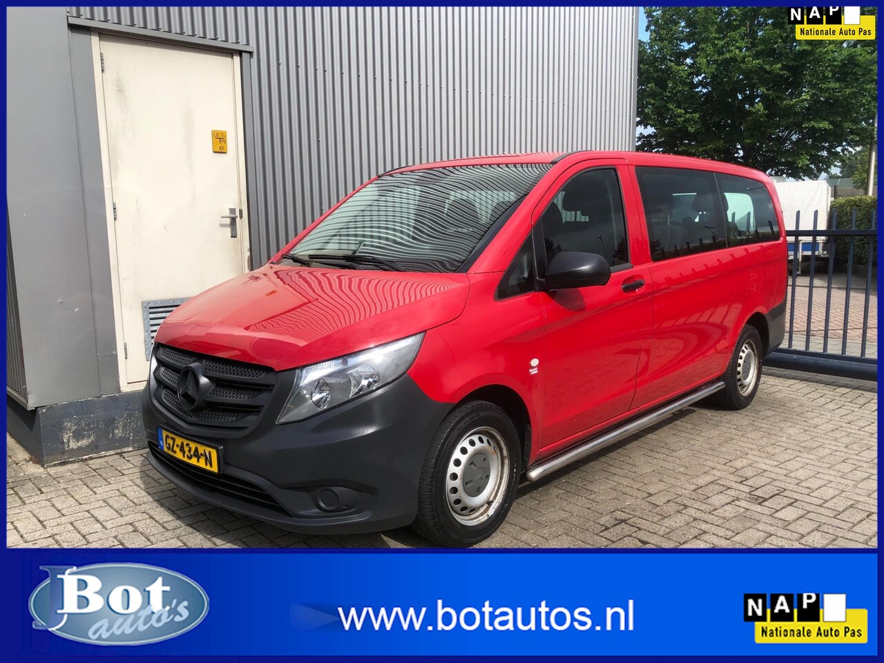 Mercedes-Benz Vito Tourer - 109 CDI / PRIJS: € 16.488,- EX BTW / 9-PERSOONS / VERLENGD / AIRCO / TREKHAAK / 6-BAK - AutoWereld.nl