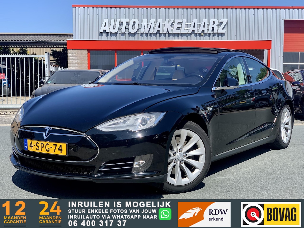 Vermelden munt Geval Tesla Model S 85 Base FREE SUPER CHARGE NIEUWE ACCU 2013 Elektrisch -  Occasion te koop op AutoWereld.nl