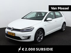 Volkswagen e-Golf - E-DITION 136 PK | Automaat | €2.000 subsidie | 8% bijtelling | Navigatie| LED plus | Parke
