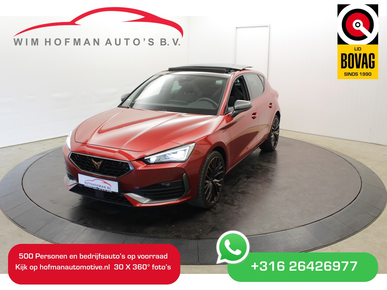 CUPRA Leon - 245 Pk Copper Ed Stuur Start Pano Vol Leer Camera Virtual 19" - AutoWereld.nl