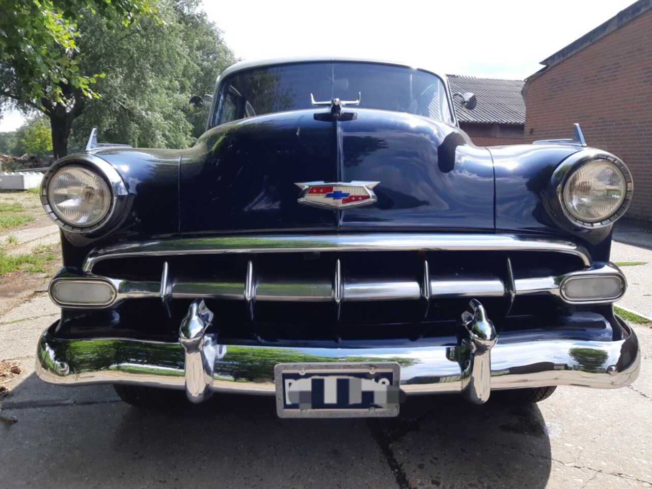 Chevrolet Bel Air Coupe De Luxe 3.8 Blue Flame 1954 Benzine - Occasion ...