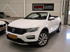 Volkswagen T-Roc Cabrio - 1.0 TSI Style Airco-ecc Navigatie via APP connect Elektrische kap Stoelverwarming 17 inch