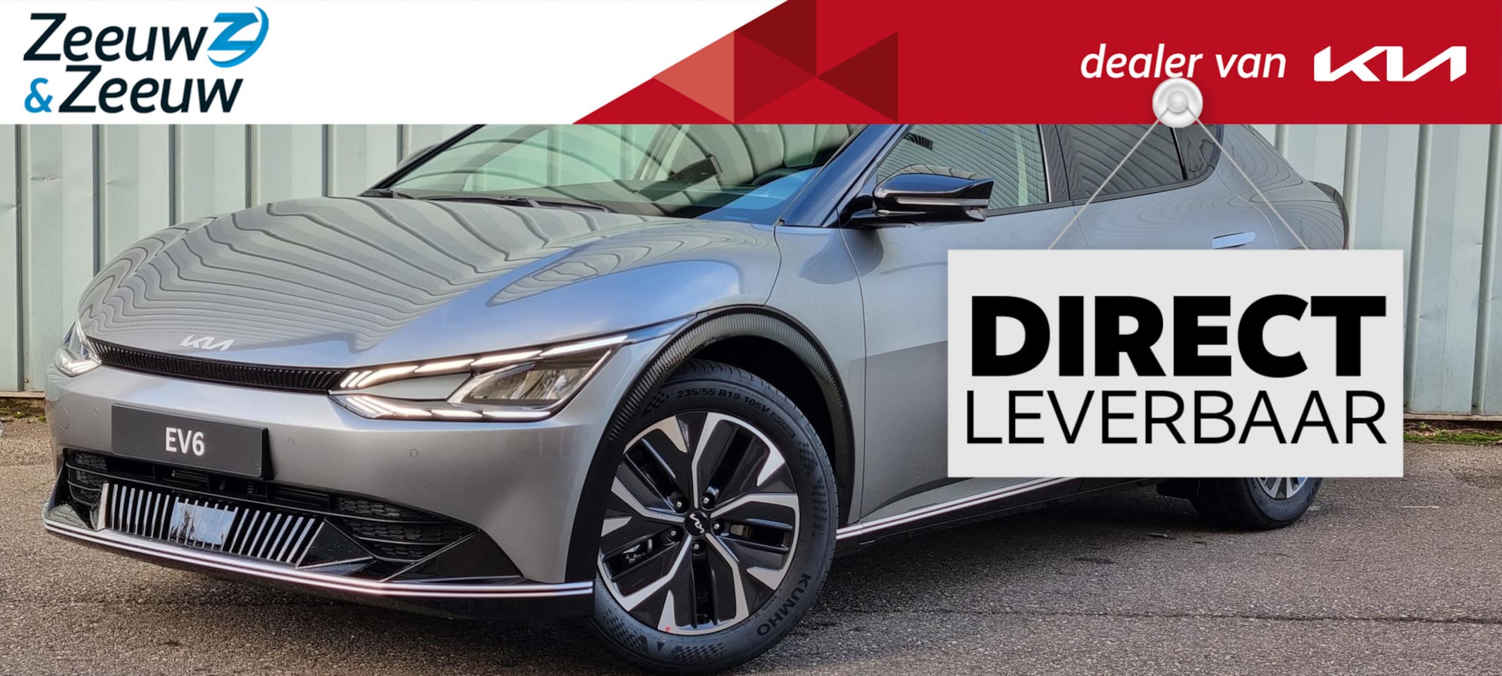 Kia EV6 Plus 77 kWh Snel leverbaar Navi Climate & cruise control