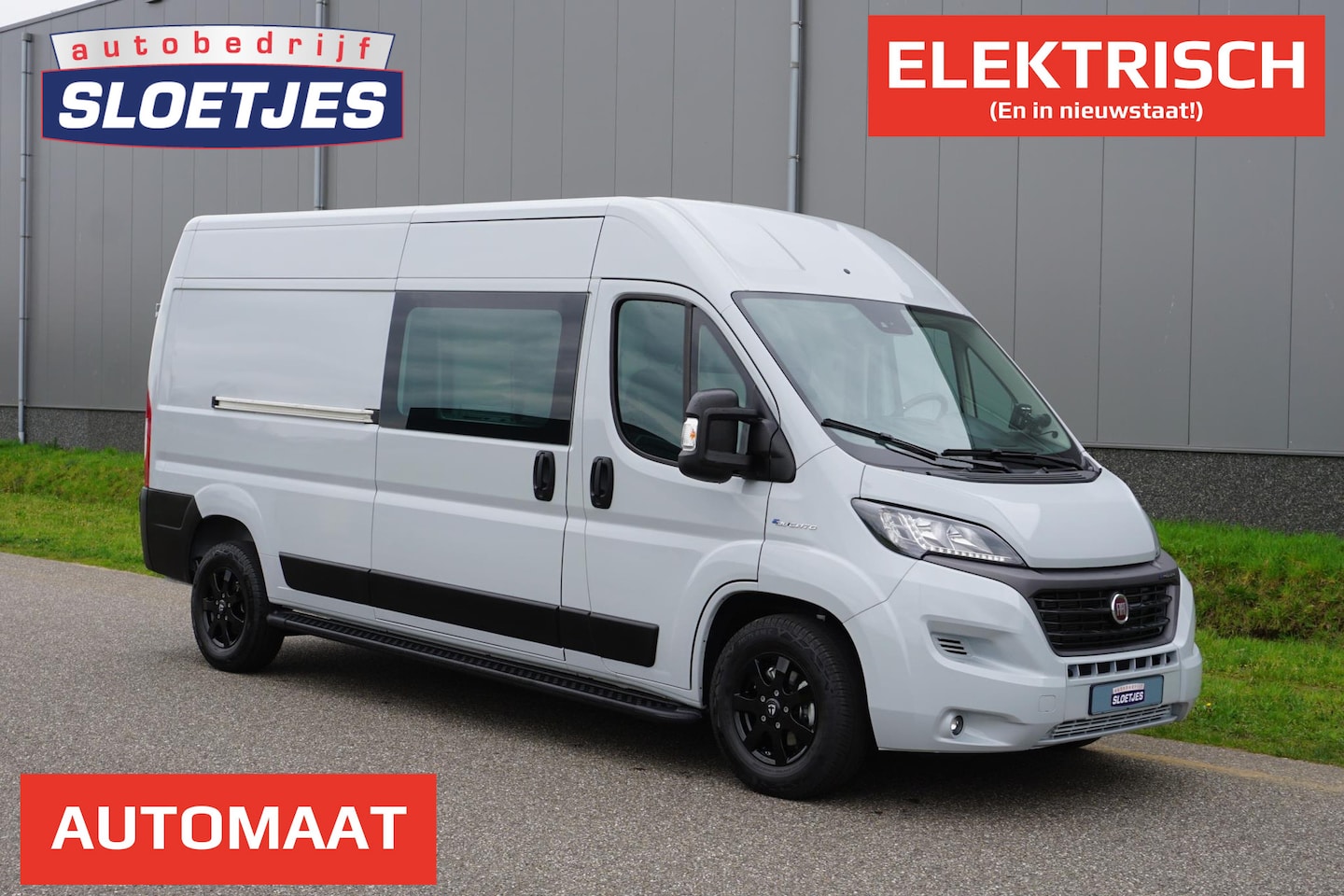 Fiat Ducato - 3.5T L3H2 47 kWh Snellaad functie (50KWH) |ELEKTRISCHE BUS |Ramen |Navigatie |Climate Cont - AutoWereld.nl