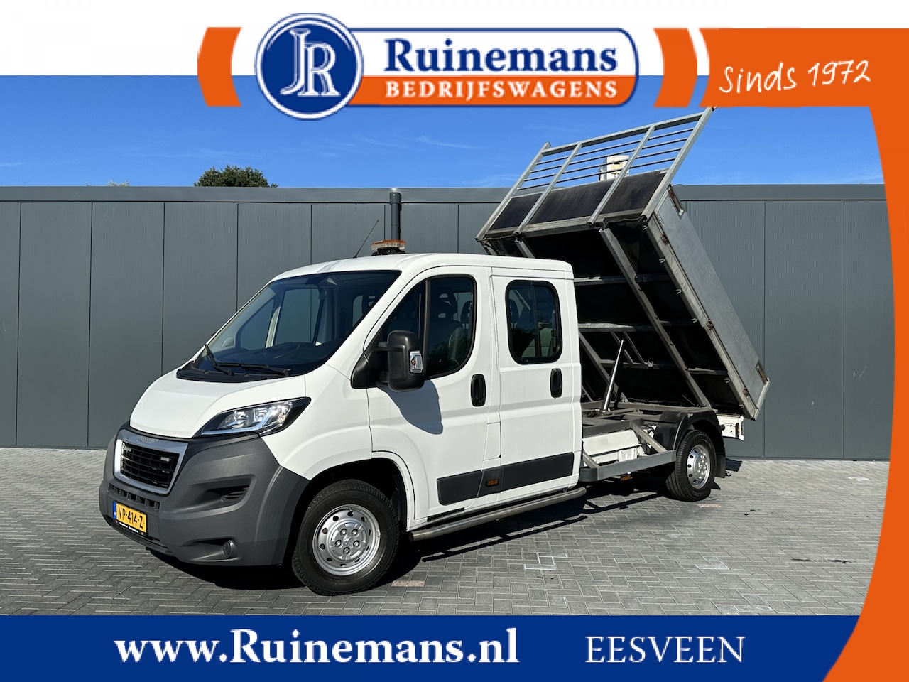 Peugeot Boxer - 2.2 HDI / KIPPER / AIRCO / 7 PERSOONS DUBBEL CABINE / TREKHAAK / PICK UP / DUBBELE CABINE - AutoWereld.nl