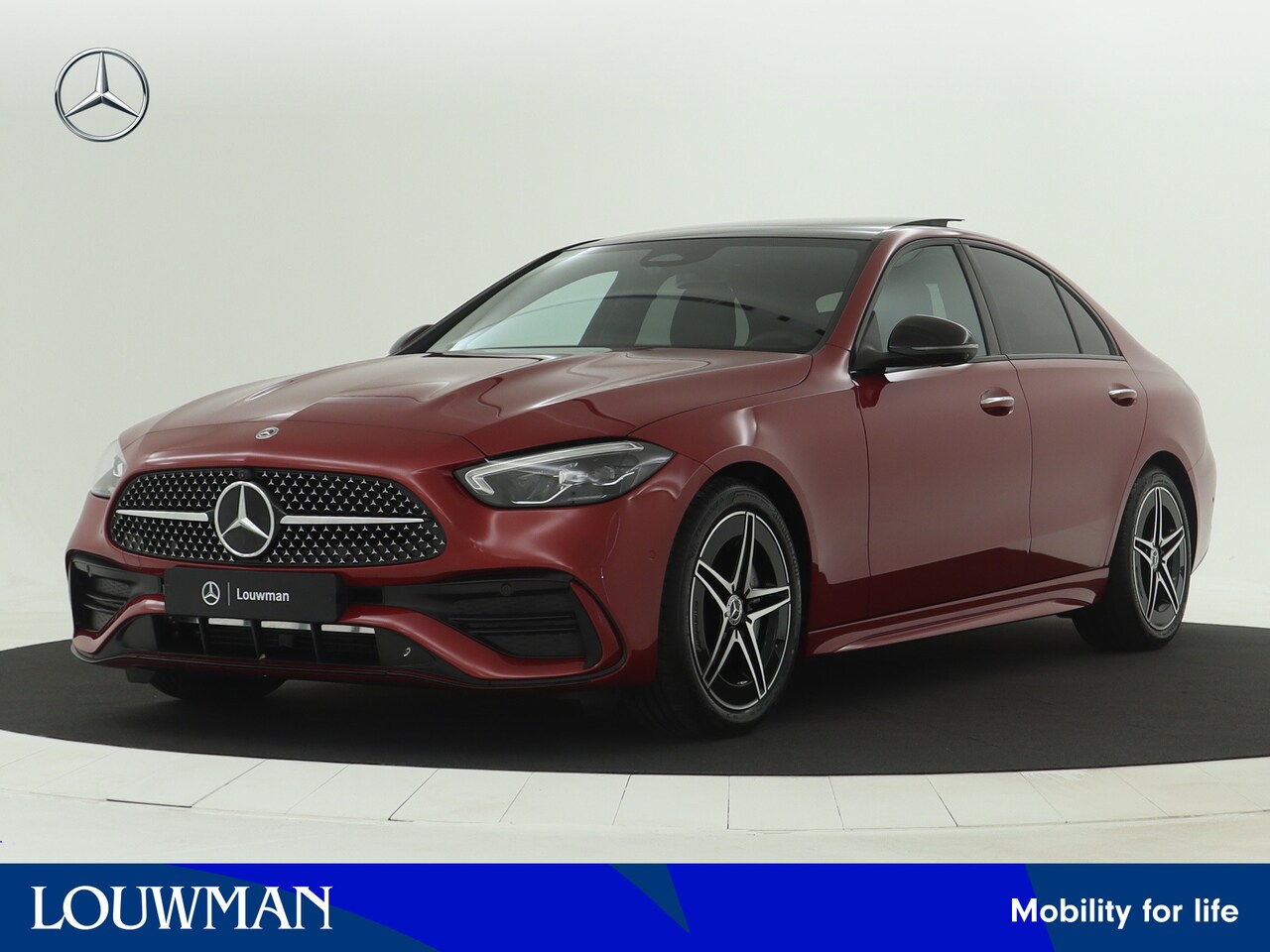 Mercedes Benz C Klasse 200 Amg Line Premium Plus Pakket Panoramaschuifdak Nightpakket