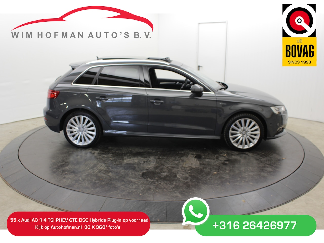 Audi A3 Sportback SLine Carplay Camera Virtual Panodak Nanograu
