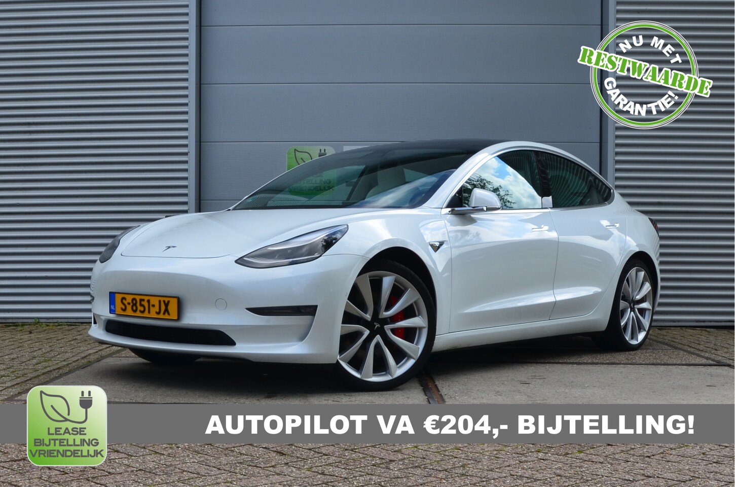 Tesla Model 3 - Performance AutoPilot, MARGE rijklaar prijs - AutoWereld.nl