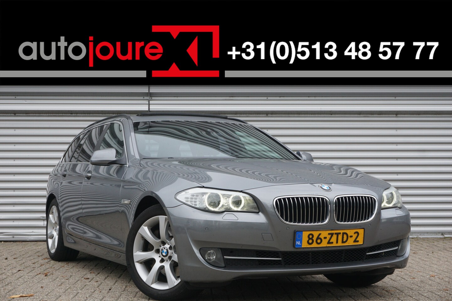 BMW 5-serie Touring - 525d High Executive | EXPORT | 6-Cilinder | Panoramadak | Navigatie | Sportstoelen | - AutoWereld.nl