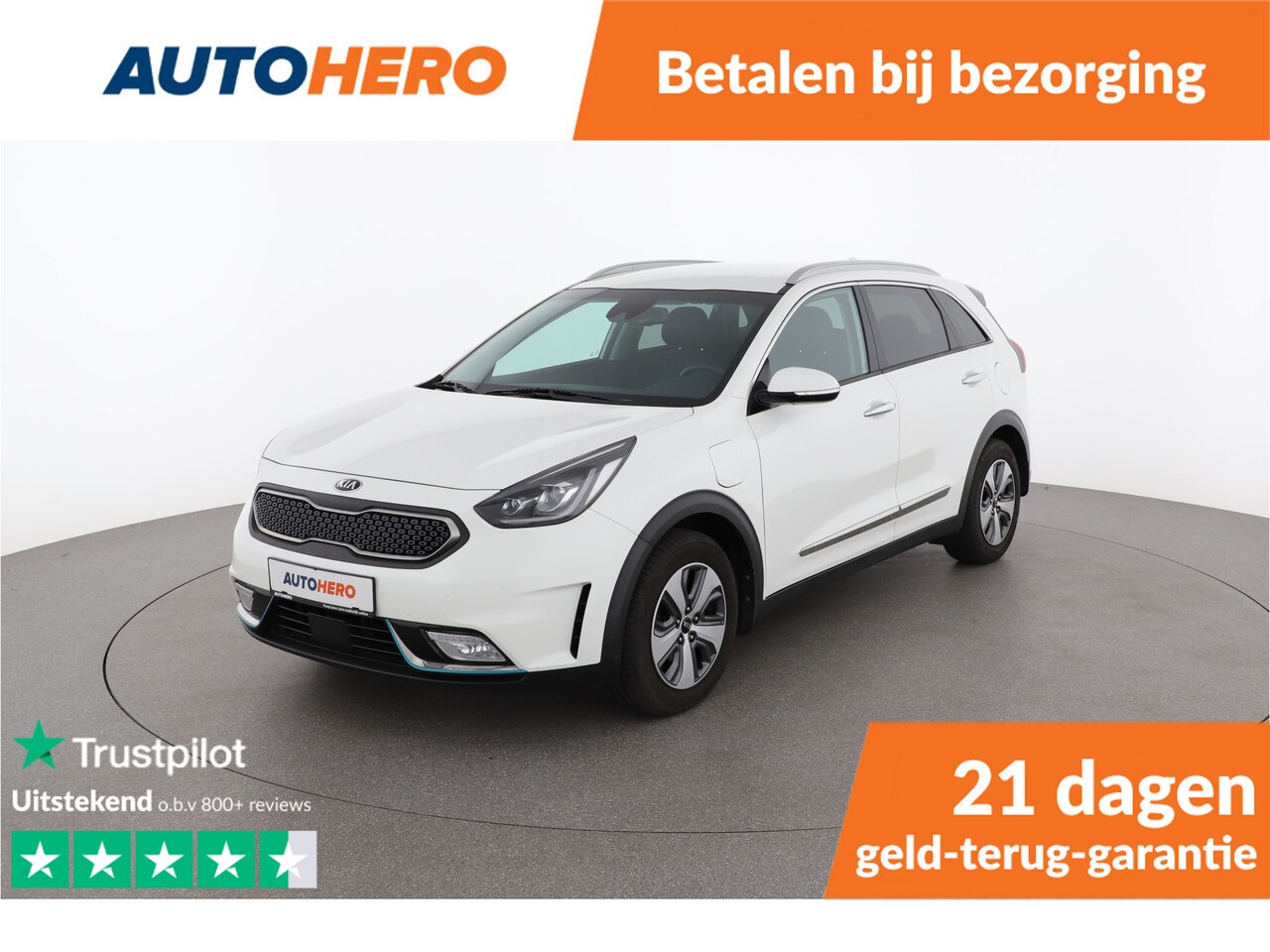 Kia Niro - 1.6 GDi Hybrid DynamicLine 105PK | ZB60709 | Dealer Onderhouden | Navi | Climate | Adaptiv - AutoWereld.nl