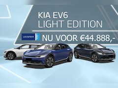 Kia EV6 - Light Edition 58 kWh LOUWMAN DEAL | Volledig EV | SUBSIDIE | Gelimiteerde uitvoering AKTIE