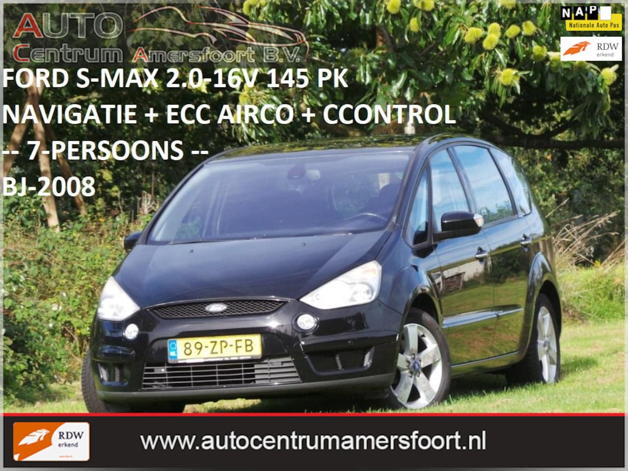 Ford S-Max - 2.0-16V 2.0-16V ( 7-PERSOONS + INRUIL MOGELIJK ) - AutoWereld.nl