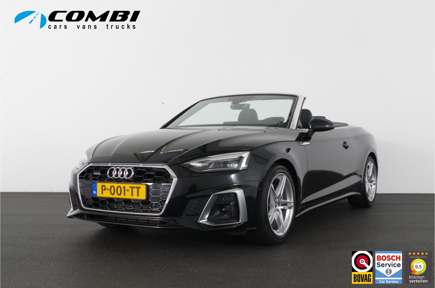 Audi A5 Cabriolet - 45 TFSI quattro S edition 266pk > Full S-Line/cabrio/Leer/18inch/camera - AutoWereld.nl