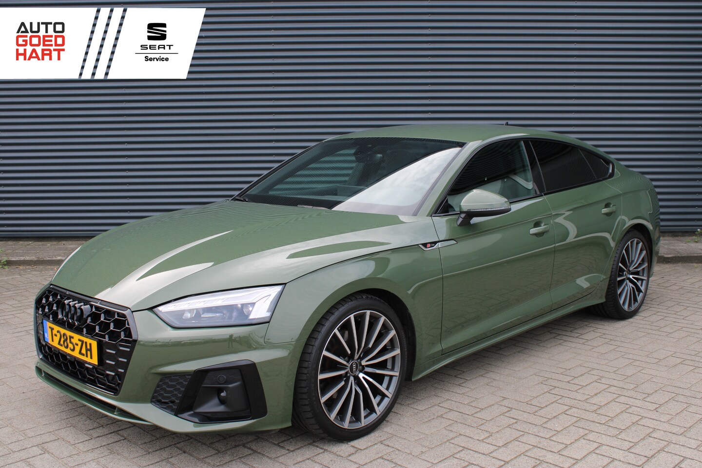 Audi A5 Sportback 35 TFSI S Edition Competition District Green VirtualCockpit AdaptiveCruise
