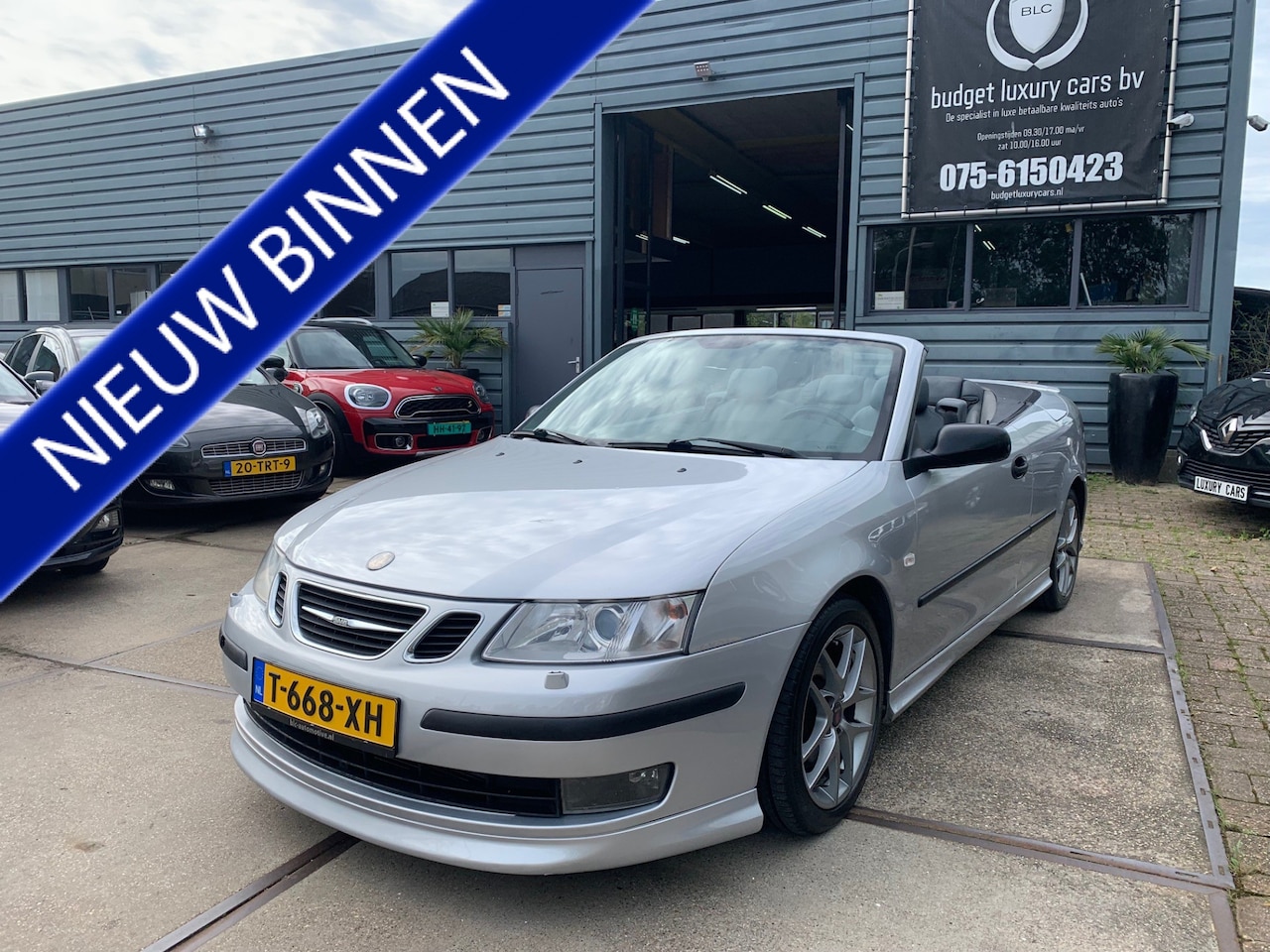 Saab 9-3 Cabrio - 2.0T Aero topstaat All in prijs Nieuwe apk & service beurt liefhebbers auto !! - AutoWereld.nl