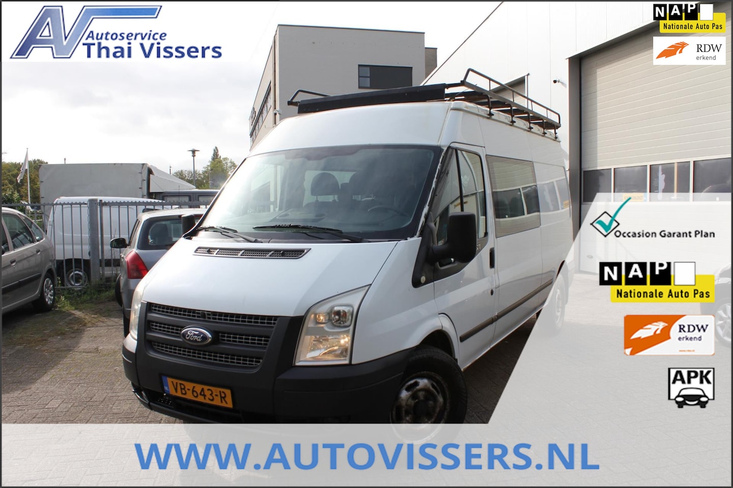 Ford Transit - 350L 2.2 TDCI 1Ste Eig Dubbel cab Elektr Pak Apk - AutoWereld.nl