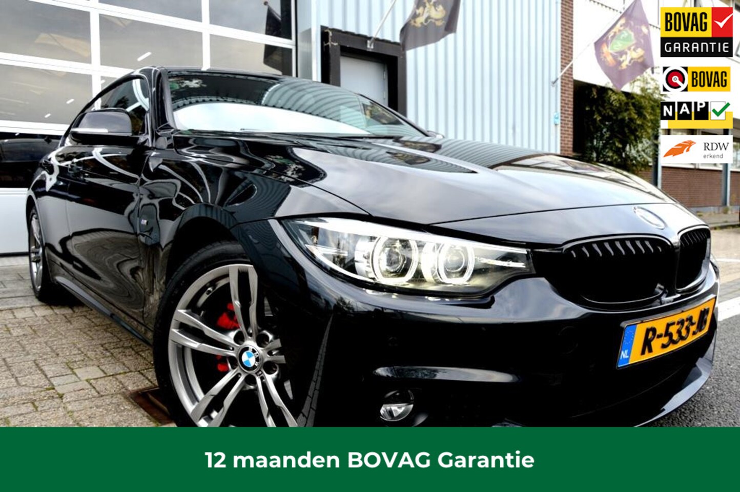 BMW 4-serie Gran Coupé - 420i High Executive CAM/S18/NAVI/LEER - AutoWereld.nl