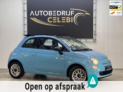 Fiat 500 C - 1.2 Pop Cabrio 2012 Blauw CARPLAY|NAV|ELKTR R|LM|