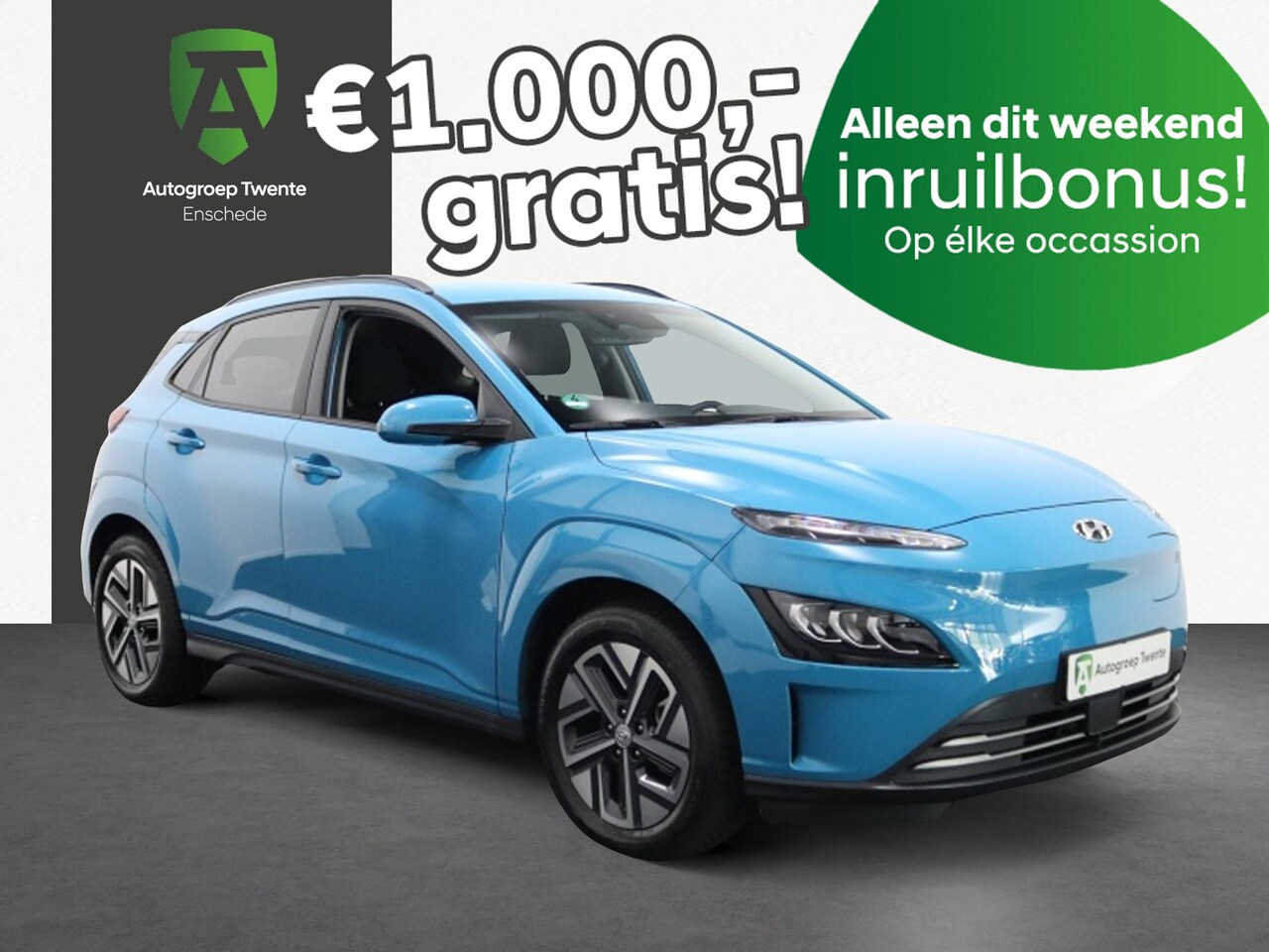 Hyundai Kona Electric Fashion 64 kWh CAMERA 3 Fase CARPLAY NAVI