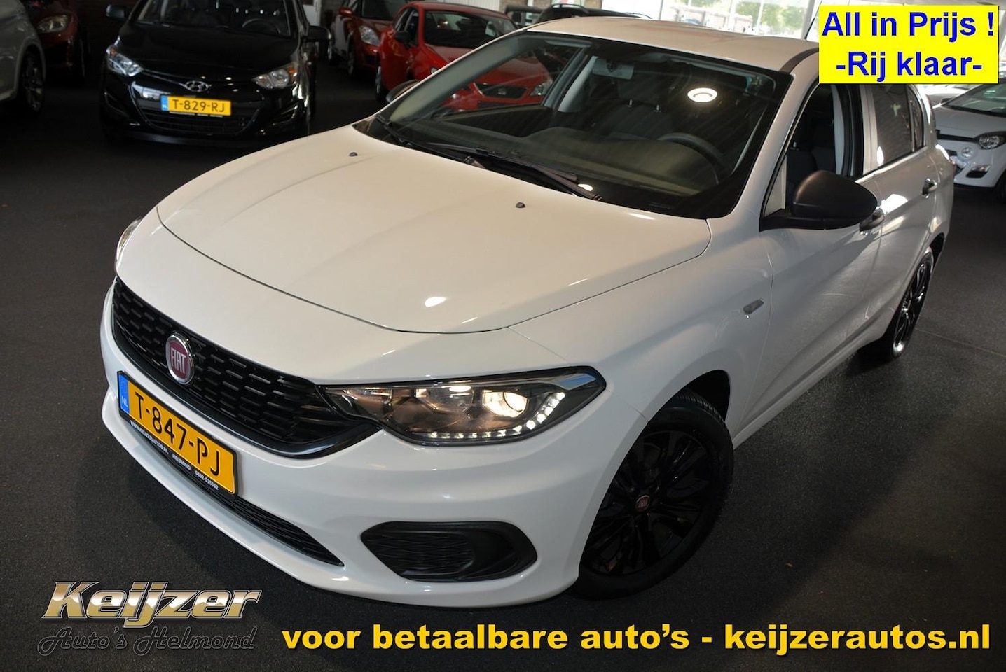 Fiat Tipo - 1.4 Street Navi -DAB+ bleu tooth etc!! - AutoWereld.nl