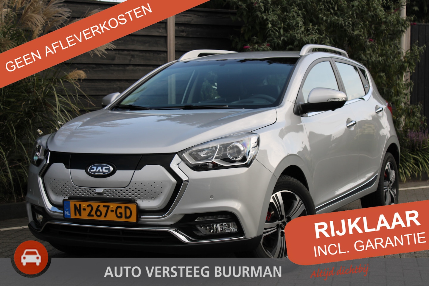 JAC IEV7S - 40kWh 116PK Voorstoelen Verwarmd, Camera Rondom, Bluetooth, Keyless Entry, Lichtmetalen Ve - AutoWereld.nl