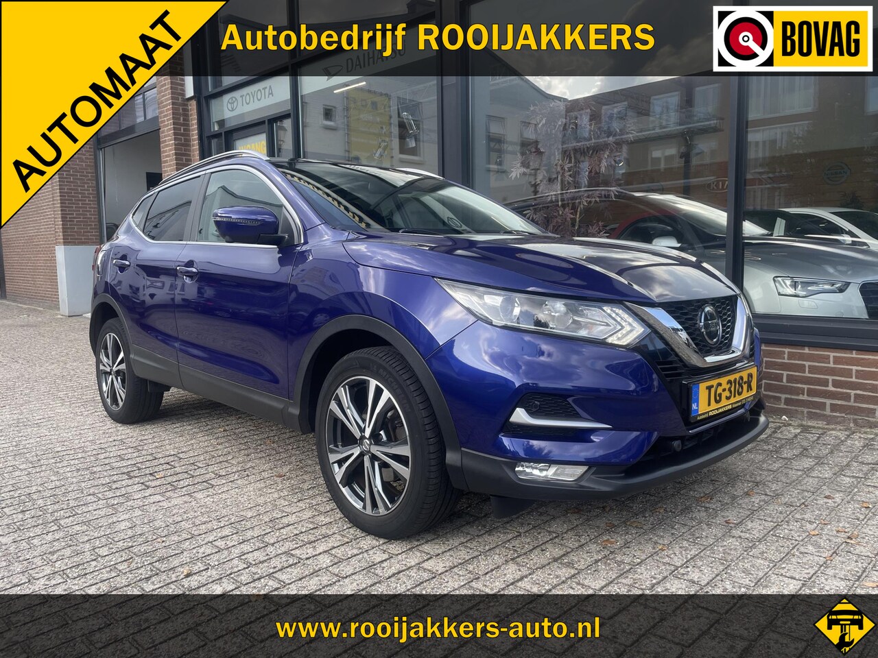 Nissan Qashqai - 1.2 N-Connecta Automaat, Navigatie - AutoWereld.nl