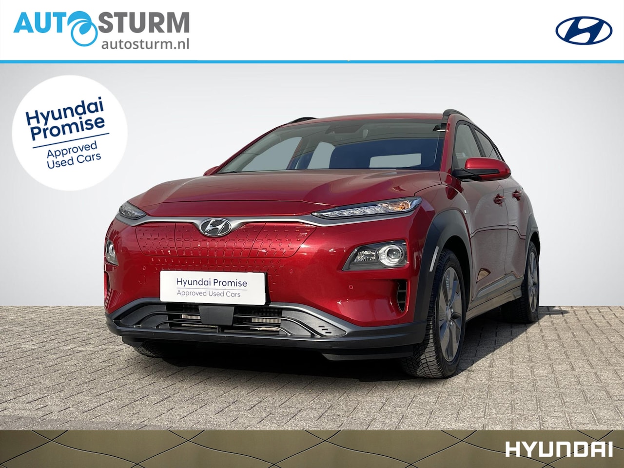Hyundai Kona Electric Premium 64 kWh Leder HeadUp Display Stuur