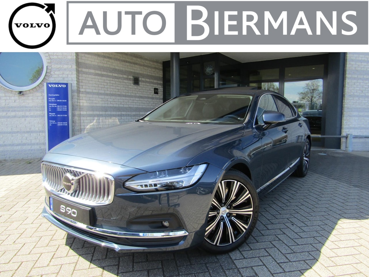 Volvo S90 - Volvo S90 B5 250pk Mild Hybrid Aut Ultimate Bright | Headup | Park.verwarm. | Get. ruiten - AutoWereld.nl