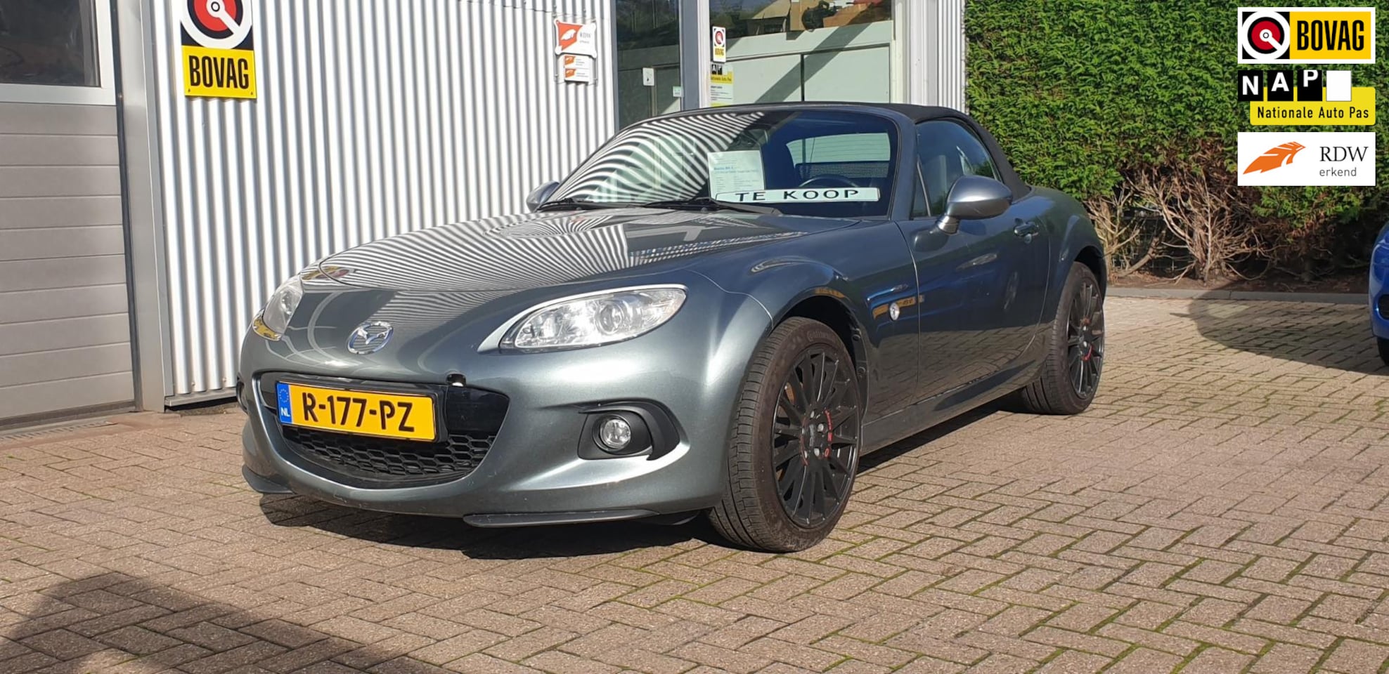 Mazda MX-5 - 1.8 TS Airco Leer Stoelverw. Navigatie Cruise 17inch OZ - AutoWereld.nl