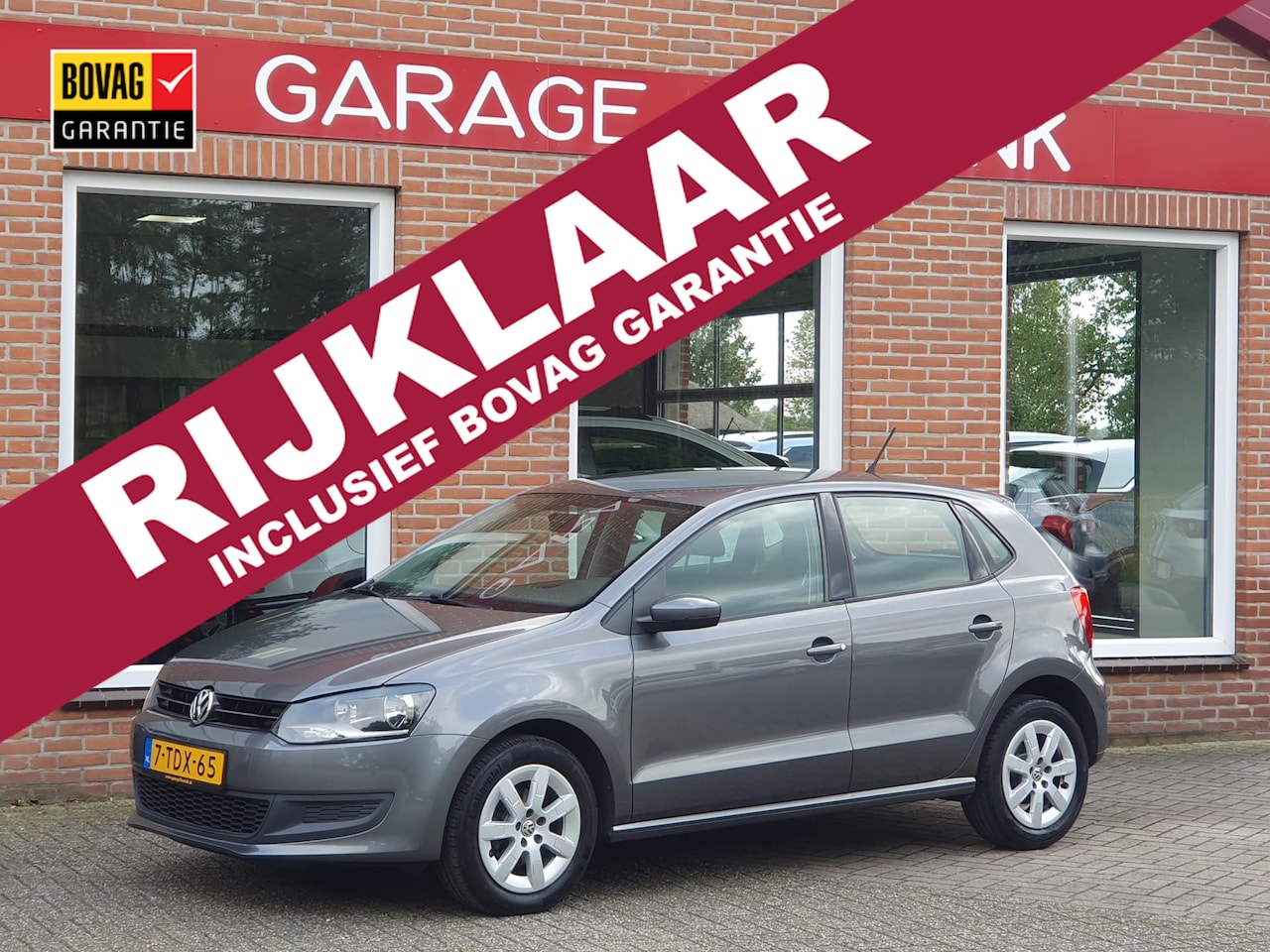 Volkswagen Polo - 1.2 TSI BlueMotion Edition 90PK 5drs airco, elektr.ramen, centr.vergr, lmv RIJKLAAR - AutoWereld.nl