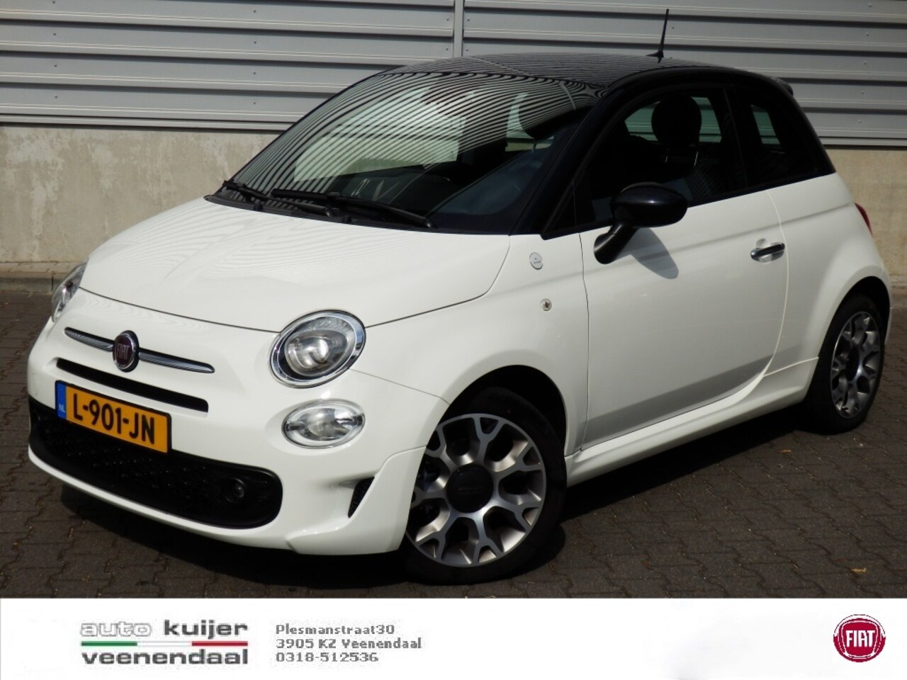 Fiat 500 - 70 pk. Hybride Sport Beats/Google I Airco I 16" LM velgen - AutoWereld.nl