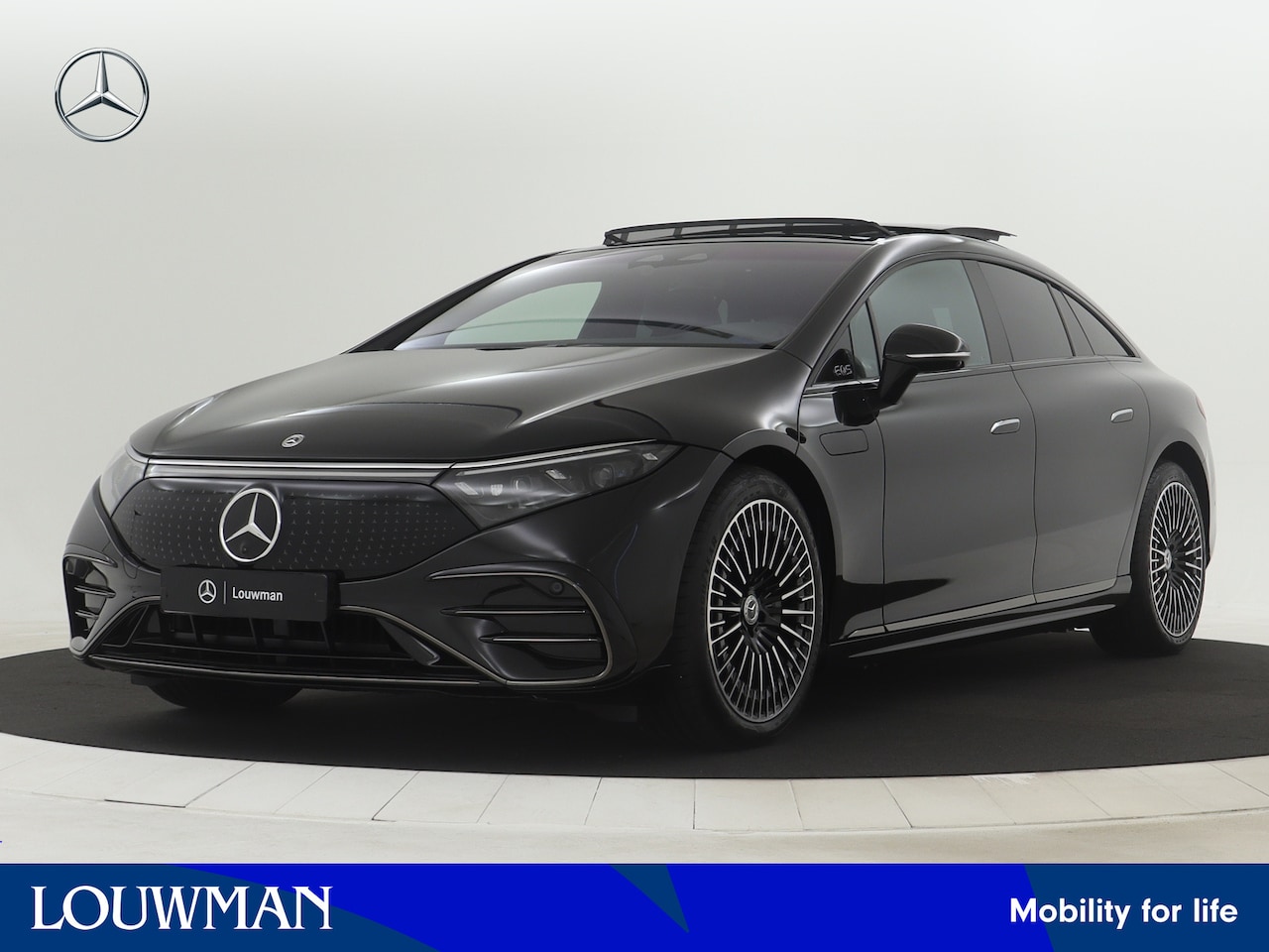 Mercedes-Benz EQS - 580 4MATIC AMG Line 108 kWh | Achterasbesturing tot 10° | Garagedeuropener | Premium Plus - AutoWereld.nl