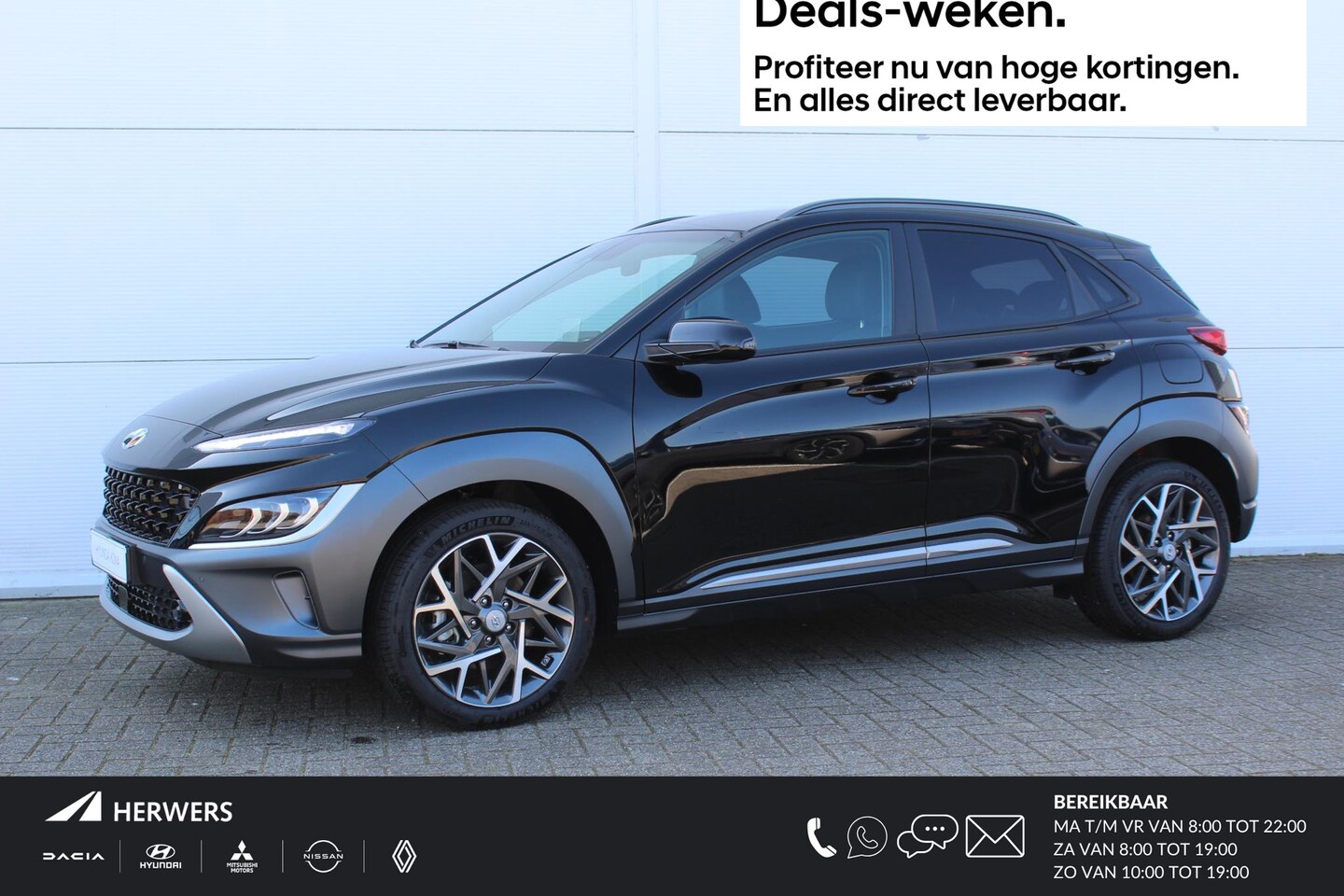 Hyundai Kona 1.6 GDI HEV Premium / Incl. 4084, HSD Premie / Navi