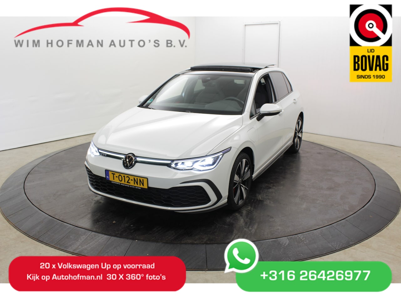 Volkswagen Golf - GTE 245Pk Panodak Camera Adep Cruise 18” IQ-Light Stuur/Stoel Verwarming - AutoWereld.nl