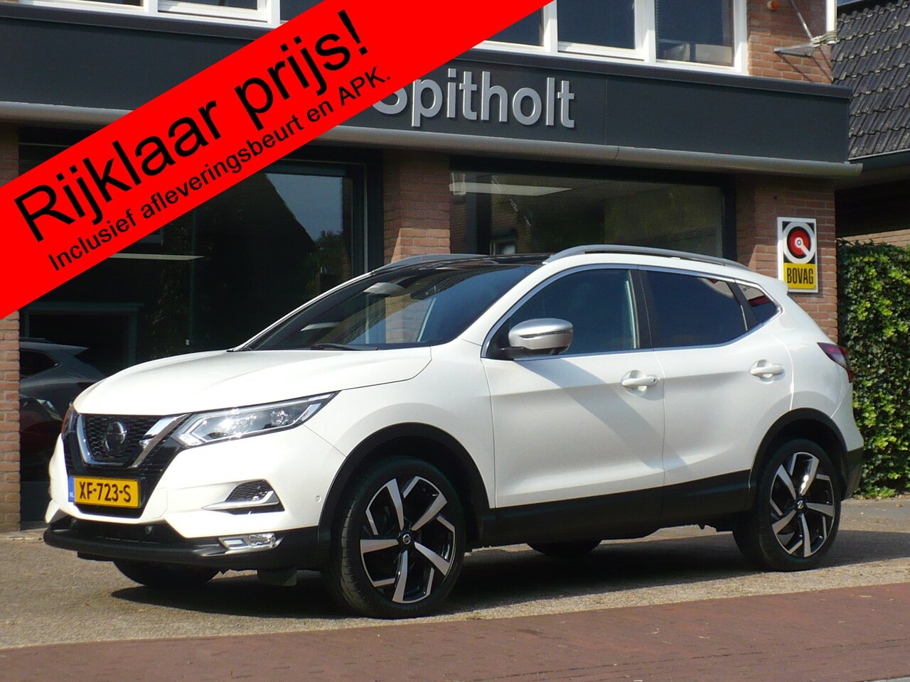 Nissan Qashqai - 1.2 DIG-T Tekna Navi Leer 115pk - AutoWereld.nl