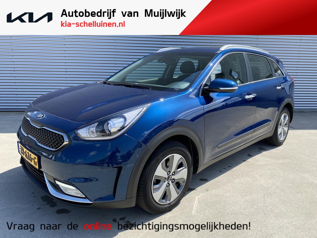 Kia Niro 1.6 GDi Hybrid DynamicLine Navi Clima Cruise 2019 Hybride Occasion te koop op