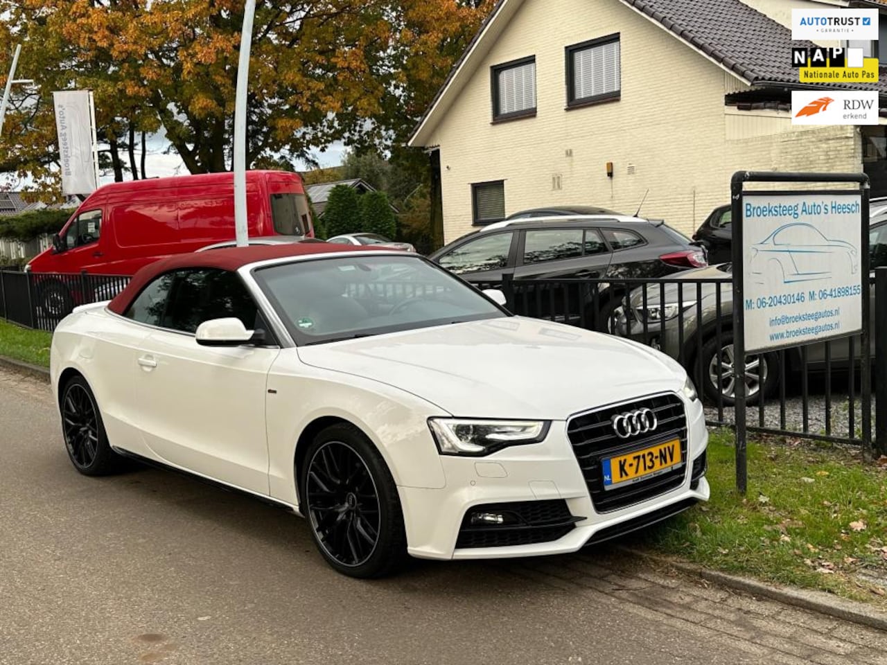 Audi A5 Cabriolet - 1.8 TFSI Sport Edition Sline binnenbuiten/Boekjescompleet - AutoWereld.nl